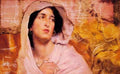 Portrait Of Woman A4 Photo Print