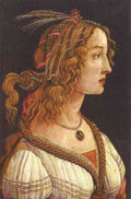 Portrait Of Young Simonetta Vespucci Botticelli A4 Photo Print