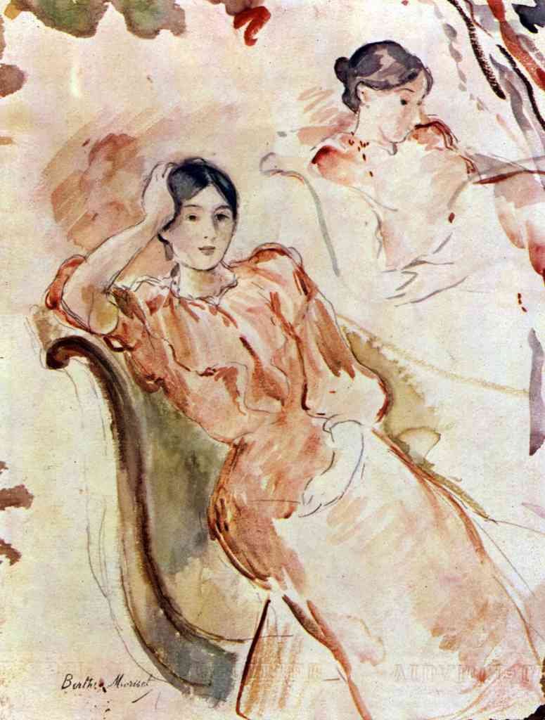 Portrait Studies Of Jeanne Pontillon Morisot A4 Photo Print