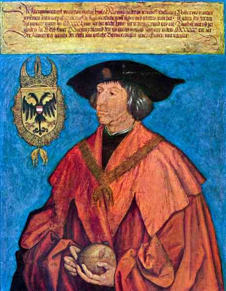 Portrait of Emperor Maximilians I by Durer A4 Photo Print