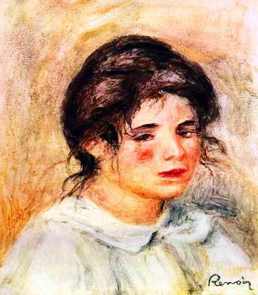 Portrait of Gabrielle by Renoir A4 Photo Print