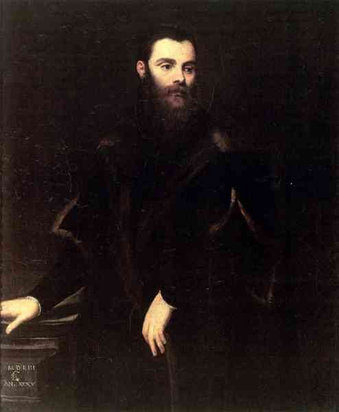 Portrait of Lorenzo Soranzo by Tintoretto A4 Photo Print