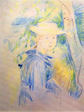 Portrait of Paule Gobillard by Morisot A4 Photo Print