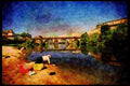 Portugal Rural 256014 Doing Laundry In The Cavado River A4 Limited Edition Watercolour Print