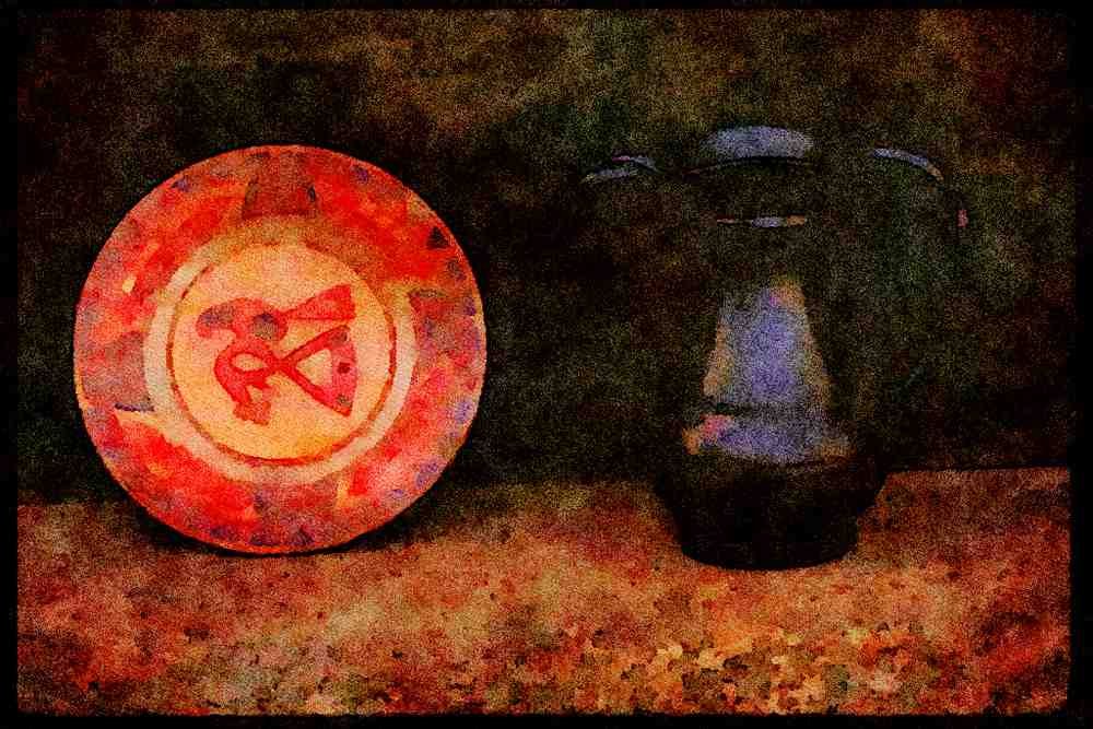 Portugal Rural 256040 Examples Of Viseu Pottery A4 Limited Edition Watercolour Print