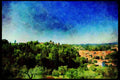 Portugal Rural 256085 Tomar, View Of City A4 Limited Edition Watercolour Print