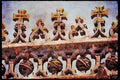 Portugal Rural 256091 Crosses And Orbs At Church Of Holy Sepulchre A4 Limited Edition Watercolour Print