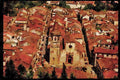Portugal Rural 256093 The Tile roofed Town Of Tomar A4 Limited Edition Watercolour Print