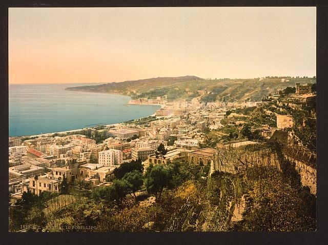 Posillipo I Naples Vintage A4 Photo Print