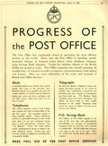 Post Office Progress 1930s Vintage Retro Advert Poster