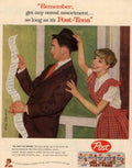 Post Tens Cereal 2 1940s Vintage Retro Advert Poster