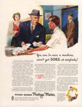 Postage Meter 1940s 1940s Vintage Retro Advert Poster