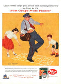Postal Workers Grape 1950s Vintage Retro Advert Poster