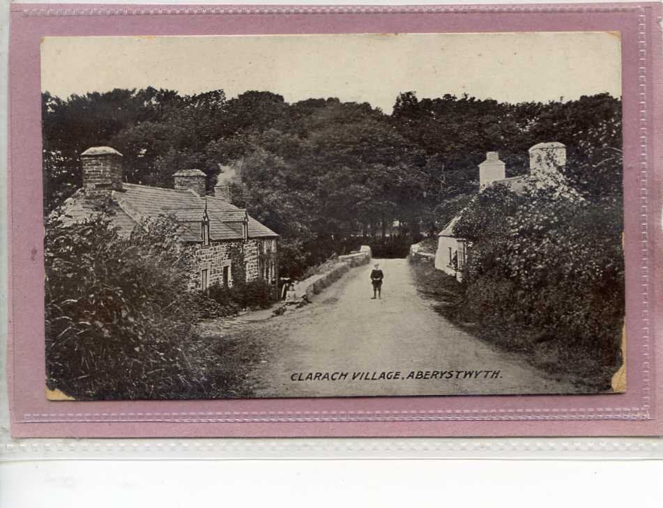 Postcard Clarach Village Aberystwyth Wales Vintage A4 Photo Print