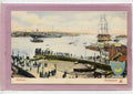 Postcard Harbour Portsmouth Hampshire Vintage A4 Photo Print