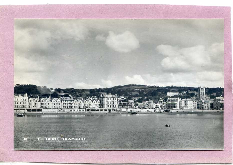 Postcard The Front Teignmouth Devon Vintage A4 Photo Print