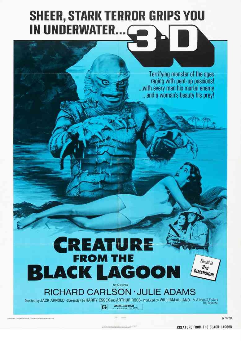 Poster Creature From the Black Lagoon 17 A4 Photo Print