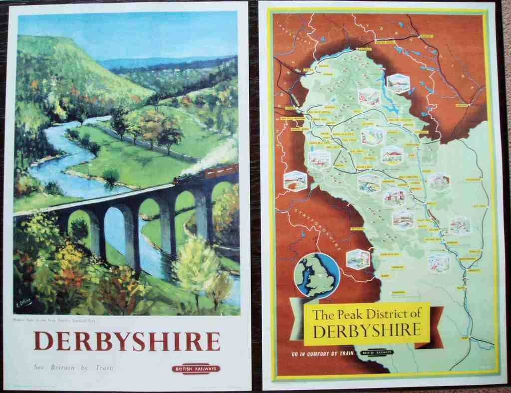 Posters Monsal Etc Vintage Advert A4 Photo Print