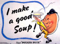 Potato Pete Soup 1940s Vintage Retro Advert Poster