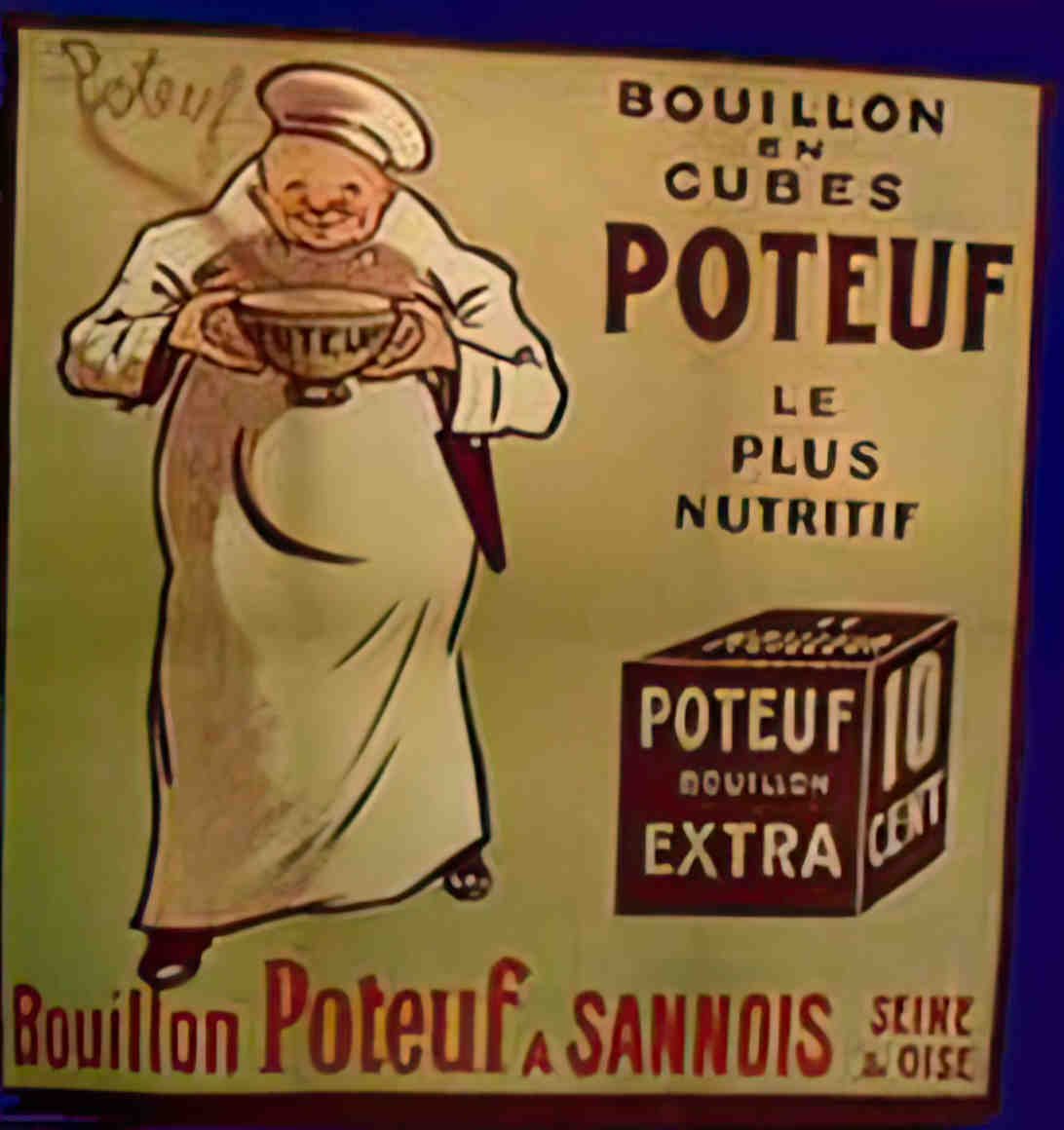 Poteuf Advert A4 Photo Print