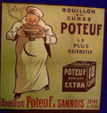 Poteuf Vintage Advert A4 Photo Print