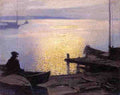 Pothast Edward Along The Mystic River A4 Photo Print