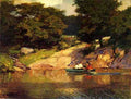 Pothast Edward Boating In Central Park A4 Photo Print