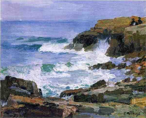 Pothast Edward Looking Out To Sea A4 Photo Print