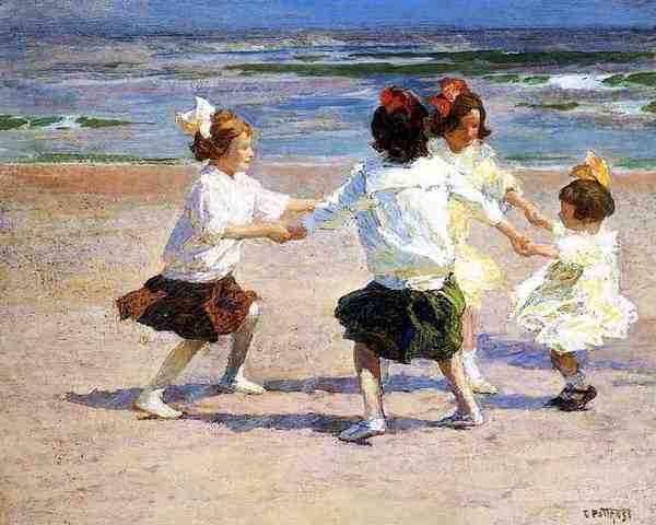 Pothast Edward Ring Around The Rosy A4 Photo Print