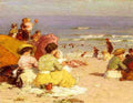 Potthast Edward Beach Scene A4 Photo Print