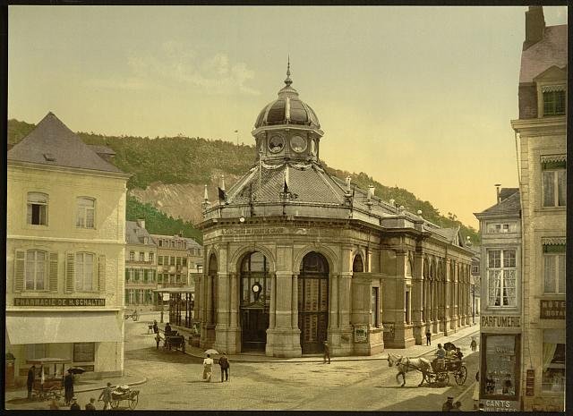 Pouhon Spa Vintage A4 Photo Print