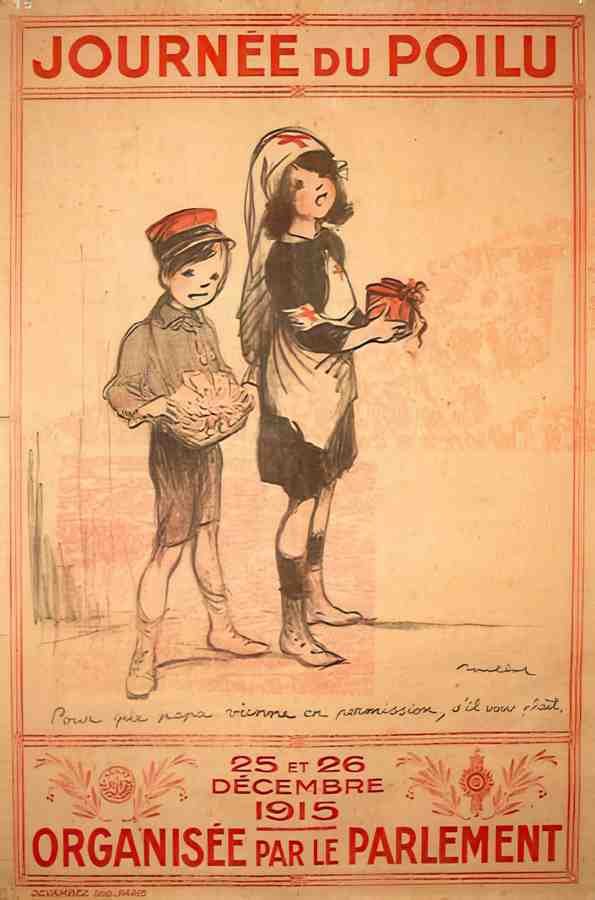 PoulbotJourneePoilu Vintage Advert A4 Photo Print