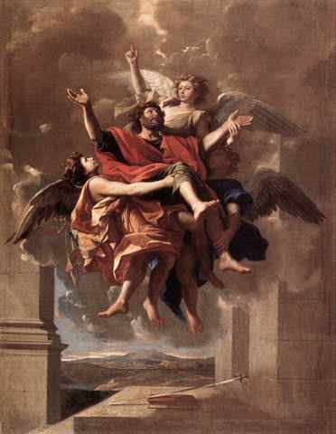 Poussin The Ecstasy Of St Paul A4 Photo Print