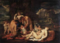 Poussin The Nurture Of Bacchus A4 Photo Print