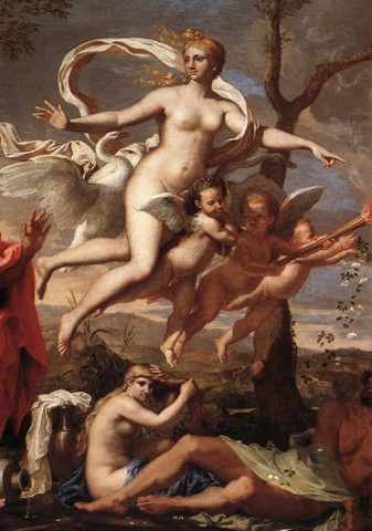 Poussin Venus Presenting Arms To Aeneas Detail1 A4 Photo Print