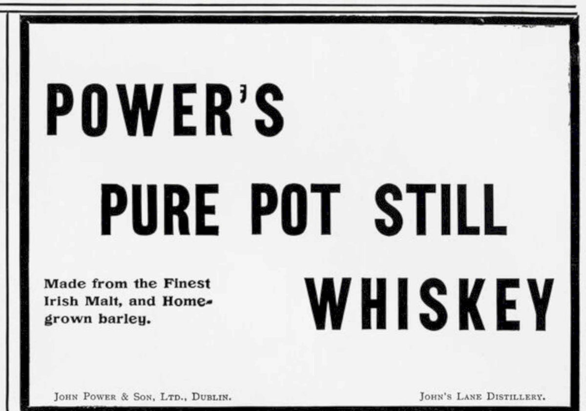 Powers Pure Whiskey Vintage Retro Advert Poster A4 Photo Print