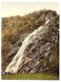 Powerscourt Waterfall County Wicklow Vintage A4 Photo Print
