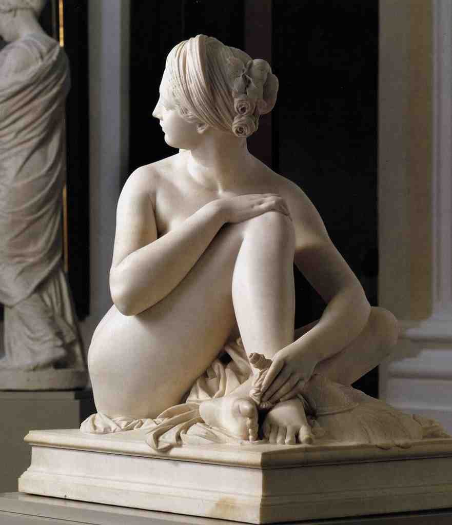 Pradier James Odalisque front view Art A4 Photo Print