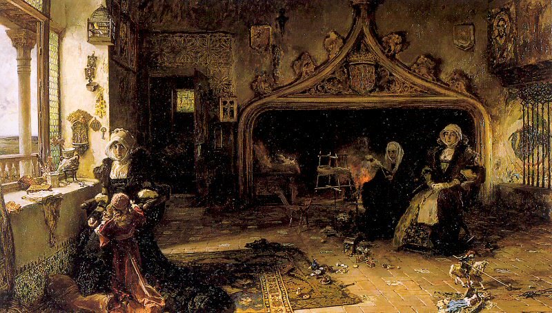 Pradilla Francisco Spanish 1848 1921 Art A4 Photo Print