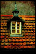 Prague Praha 248019 Window Detail On Home A4 Limited Edition Watercolour Print