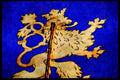 Prague Praha 248057 Czech Lion Atop Water Fountain A4 Limited Edition Watercolour Print