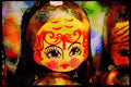 Prague Praha 248062 Close up Of Russian Nesting Doll A4 Limited Edition Watercolour Print