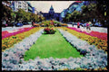 Prague Praha 248066 Wencelas Square Looking Toward The National Museum A4 Limited Edition Watercolour Print