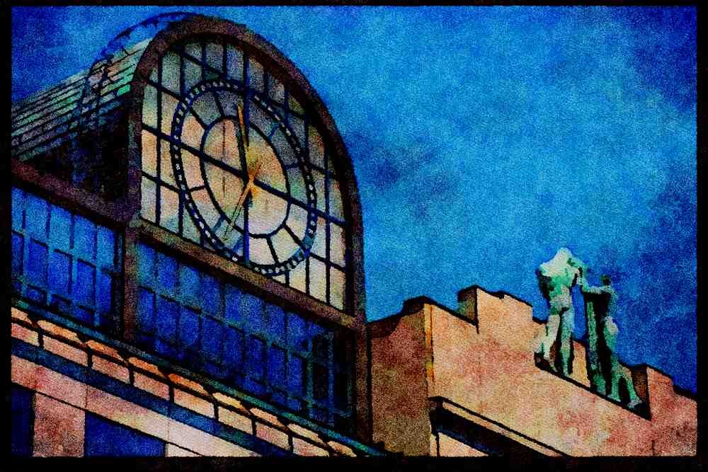 Prague Praha 248068 Communist Architecture Of The 1980's A4 Limited Edition Watercolour Print