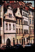 Prague Praha 248071 Nerudova Street Heading Toward The Castle A4 Limited Edition Watercolour Print