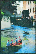 Prague Praha 248079 Devil's Stream, Kampa Island A4 Limited Edition Watercolour Print