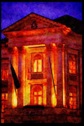 Prague Praha 248093 The Estates Theater, Built In 1785 A4 Limited Edition Watercolour Print