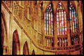 Prague Praha 248099 View Inside St. Vitus Cathedral A4 Limited Edition Watercolour Print