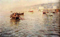 Pratella Attilio Fishing Vessels Off A Coast A4 Photo Print