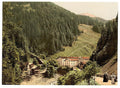 Pratigau the Baths of Fideris Grisons Vintage A4 Photo Print